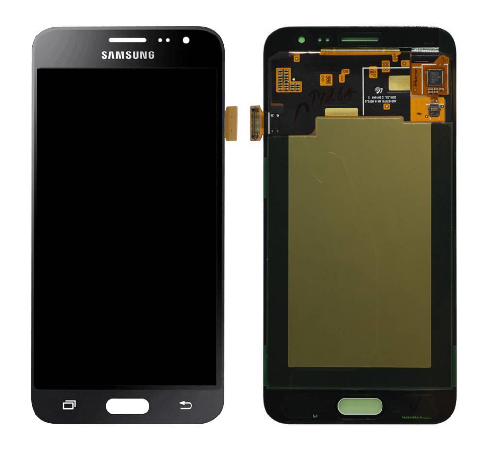 Γνήσια Οθόνη & Μηχανισμός Αφής Samsung SM-J320F Galaxy J3 (2016) Μαύρο GH97-18414C, GH97-18748C