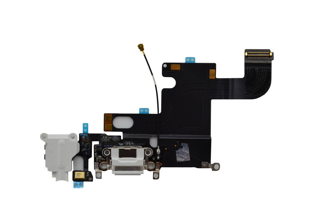 Επαφή Φόρτισης Apple iPhone 6 με Μικρόφωνο και Επαφή Ακουστικών Λευκό 821-1853-A Original