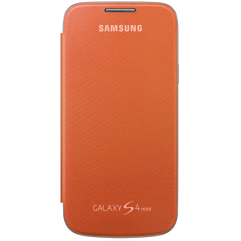 Θήκη Book Samsung EF-FI919BOEGWW για i9190/i9195 Galaxy S4 Mini Πορτοκαλί Bulk