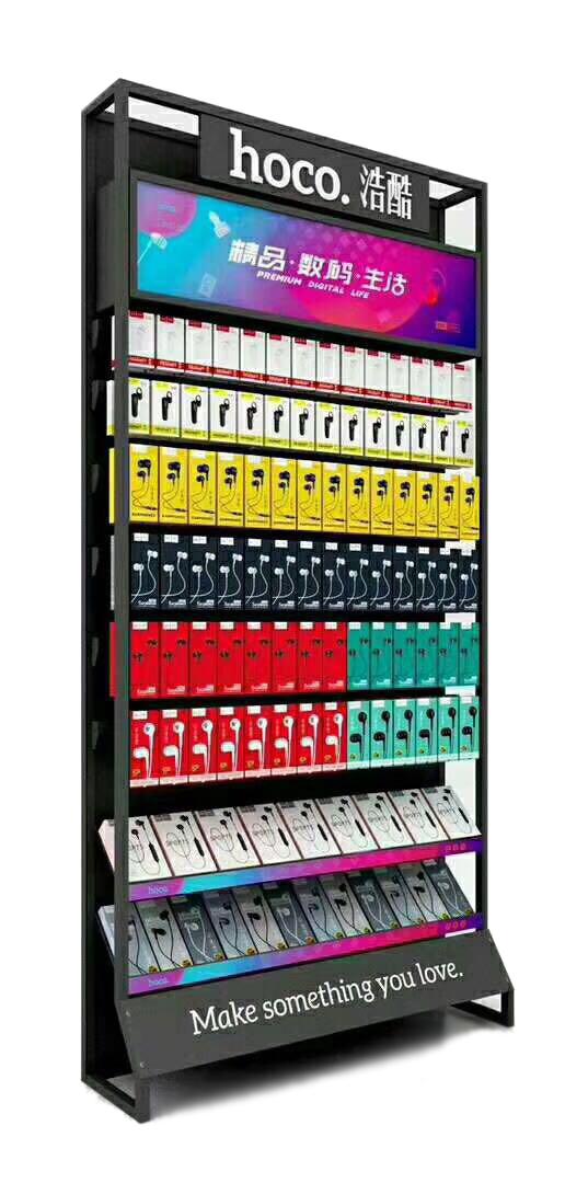 Stand Hoco Επιδαπέδιο A1 Σιδερένιο Γκρι (120x30x240 cm)