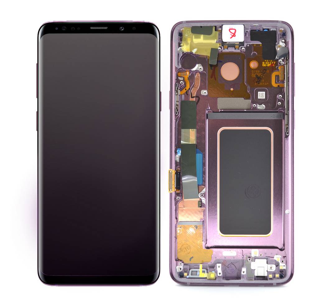 Γνήσια Οθόνη & Μηχανισμός Αφής Samsung SM-G965F Galaxy S9+ Μώβ GH97-21691B