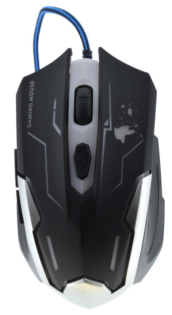 Ενσύρματο Ποντίκι Keywin Gaming Mouse RL-M17 με 3 Πλήκτρα και 1600 DPI Μαύρο - Λευκό