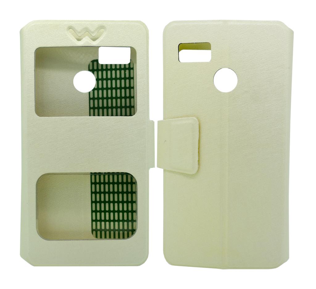 Θήκη Book S-View Ancus Stick it F Series για Hisense F17 / F17 Pro Λευκή