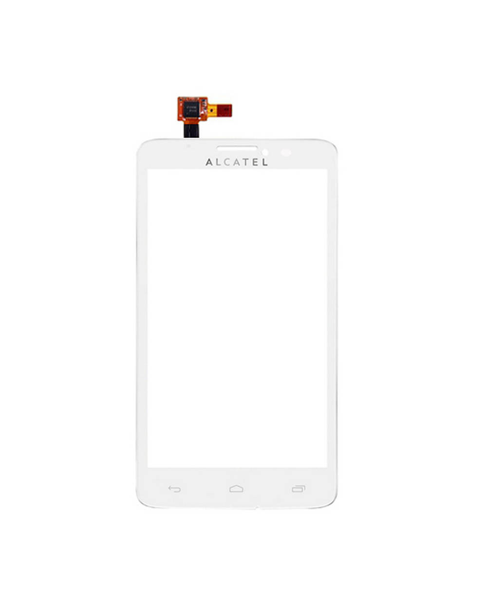 Μηχανισμός Αφής Alcatel One Touch Scribe Easy OT-8000D με Κόλλα Λευκό Original AUE60F0B10C1