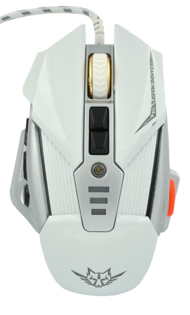 Ενσύρματο Ποντίκι Gaming Mouse Keywin Q9 Backlight με 7 Πλήκτρα και 3200 CPI Λευκό - Ασημί