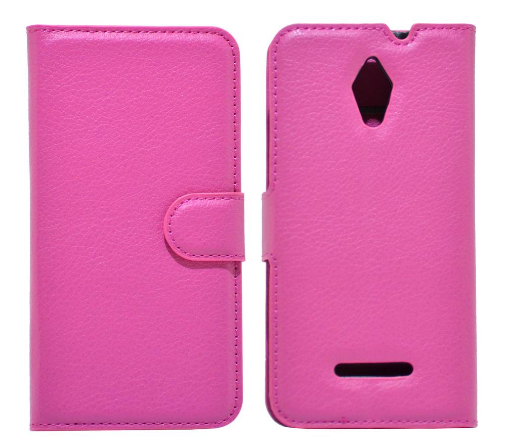 Θήκη Book Ancus Teneo για Vodafone Smart 4 Turbo Φούξια