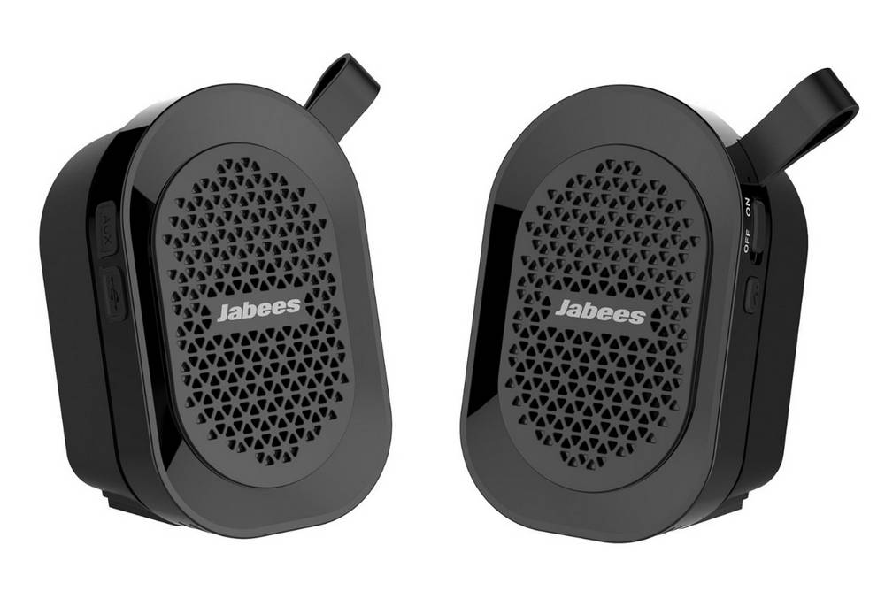 Φορητό Ηχείο Εξωτερικού Χώρου Bluetooth Jabees beatBOX Mini TWS 2 x 3W IPX4 Μαύρο με Ανοιχτή Ακρόαση και Audio-in