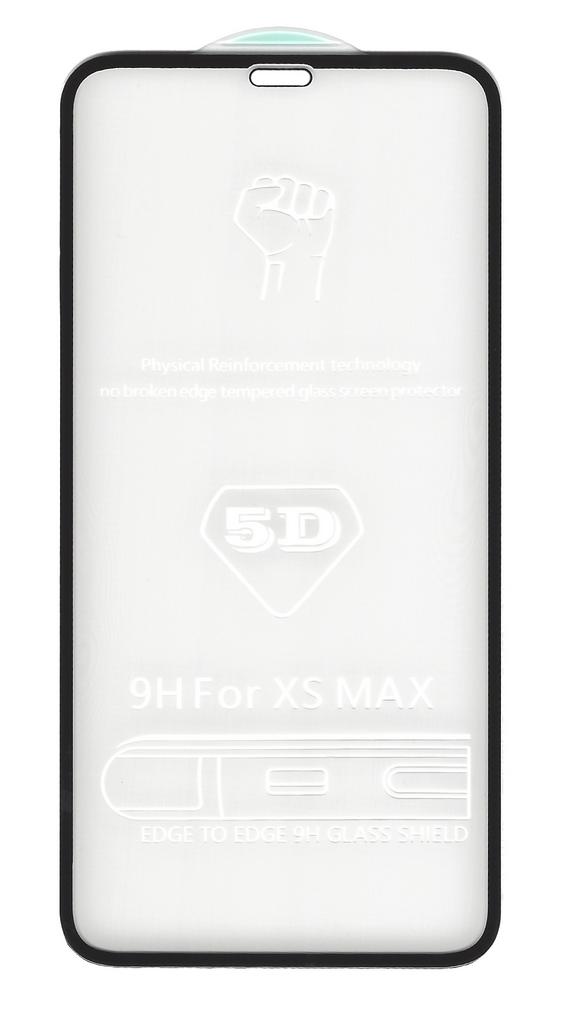 Tempered Glass Ancus Full Face 5D 9H για Apple iPhone XS Max με Μαύρο Πλαίσιο