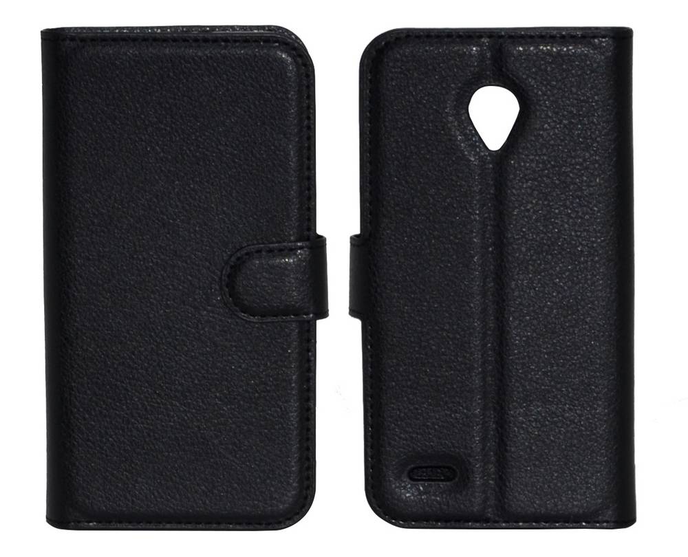 Θήκη Book Ancus Teneo για Vodafone Smart Prime 6 VF895N TPU Μαύρη