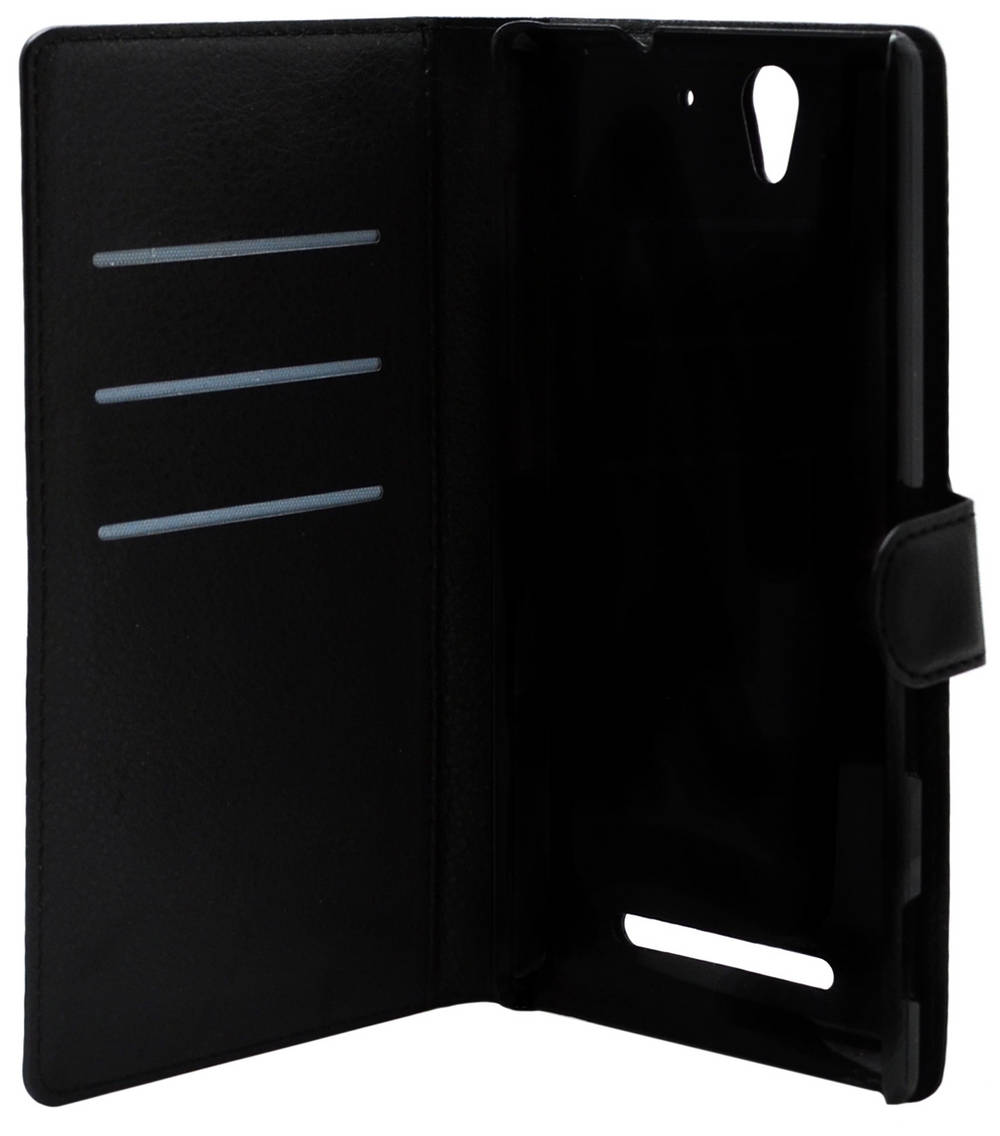 Θήκη Book Ancus Teneo για Sony Xperia C3 D2533 Μαύρη