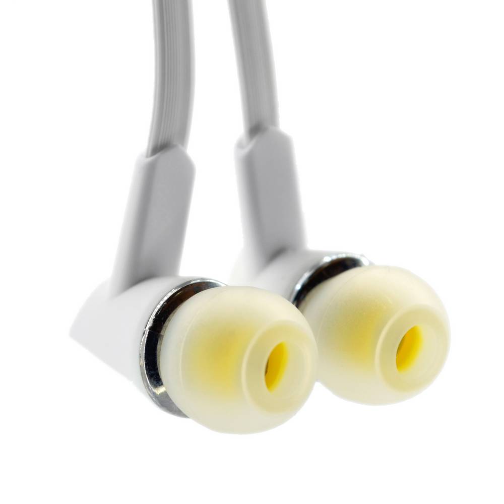 Hands Free Ancus Dynamic in-Earbud Stereo 3.5 mm Λευκό με Διακόπτη Αλλαγής Πολικότητας, Καλώδιο Πλακέ, Πλήκτρο Απάντησης και Έντασης