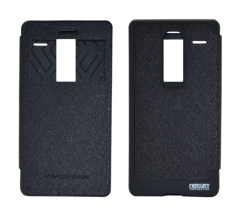 Θήκη Book Goospery Wow Bumper View για LG Zero H650 Μαύρη by Mercury