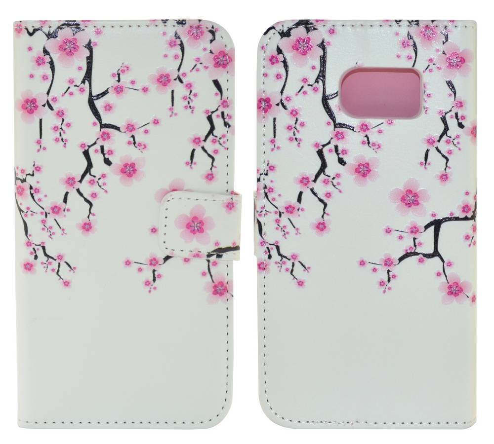 Θήκη Book Ancus Art Collection για Samsung SM-G925 Galaxy S6 Edge Almond Tree