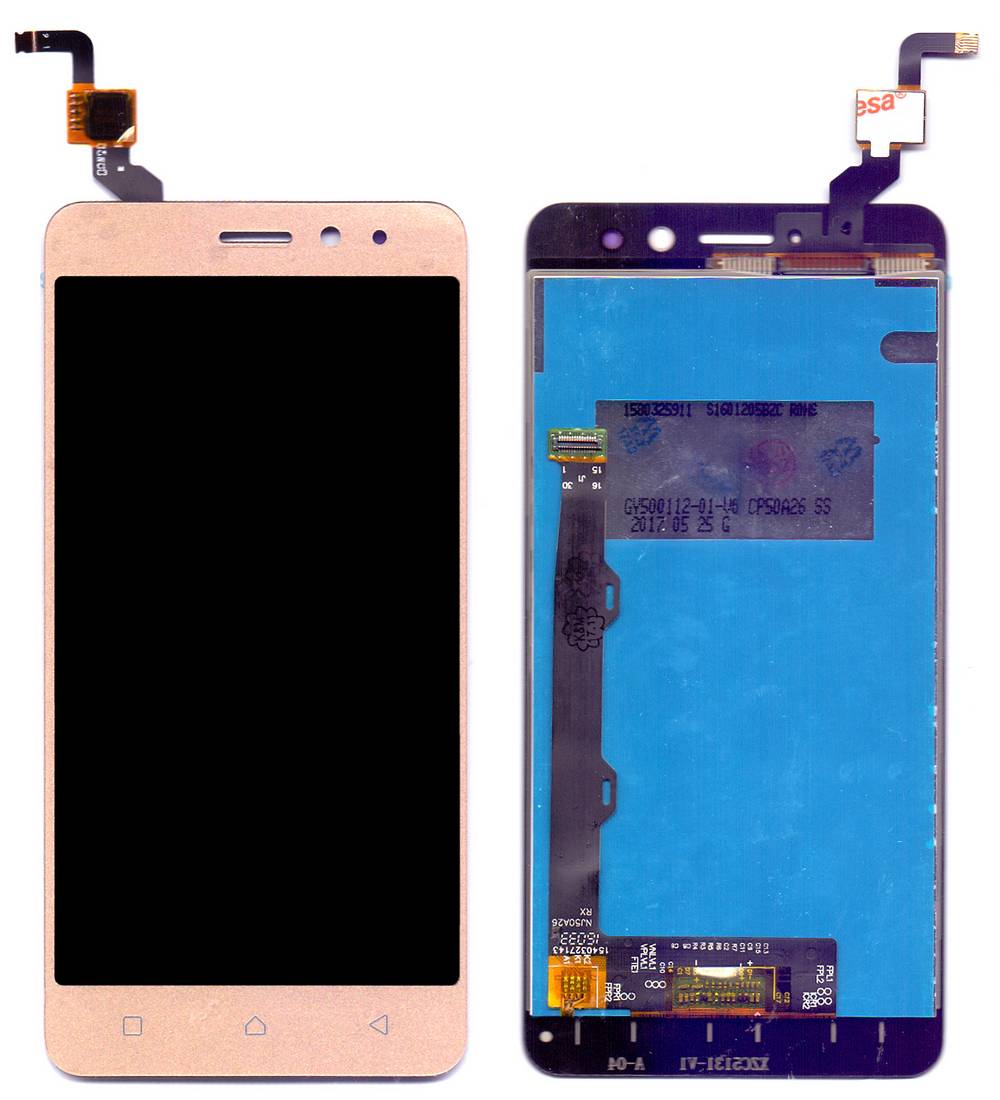 Οθόνη & Μηχανισμός Αφής Lenovo K6 Χρυσαφί