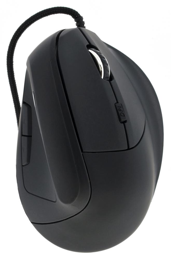 Ενσύρματο Ποντίκι Keywin Optical Vertical με 6 Πλήκτρα και 2400 DPI Μαύρο