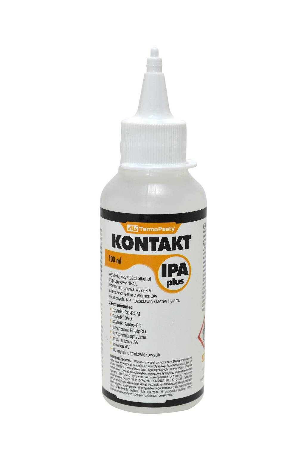 Σταγόνες Καθαρισμού Οπτικών Στοιχείων TermoPasty Kontakt IPA plus 100ml Κατάλληλο για Οπτικά Μέρη Κεφαλών CD-ROM, DVD και Audio-CD