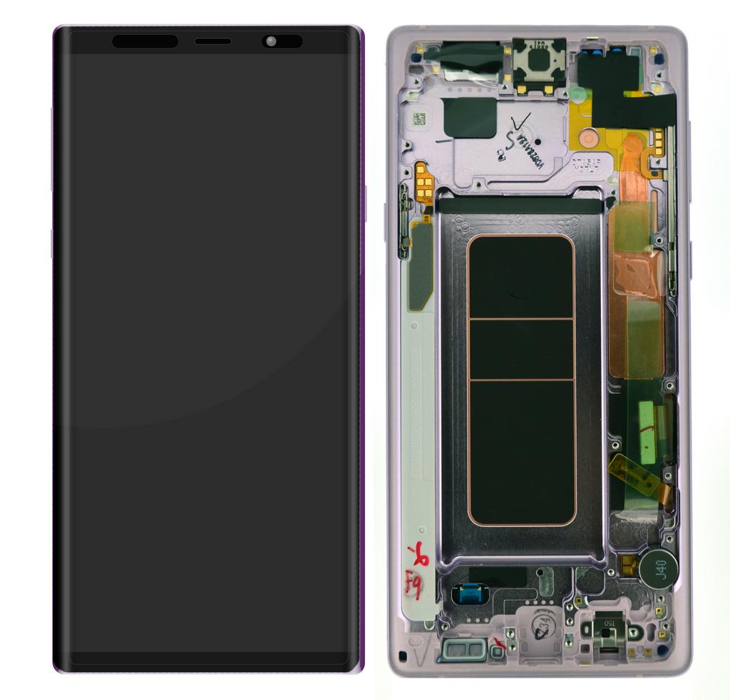 Γνήσια Οθόνη & Μηχανισμός Αφής Samsung SM-N960F Galaxy Note 9 Lavender GH97-22269E