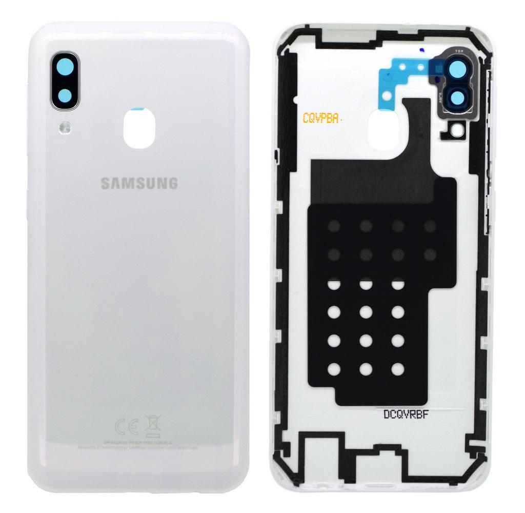 Καπάκι Μπαταρίας Samsung SM-A202F Galaxy A20e Λευκό Original GH82-20125B