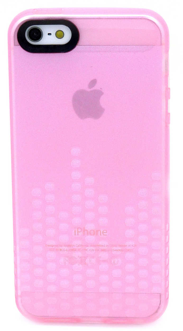 Θήκη Σιλικόνης Ancus για Apple iPhone SE/5/5S Glow Ρόζ