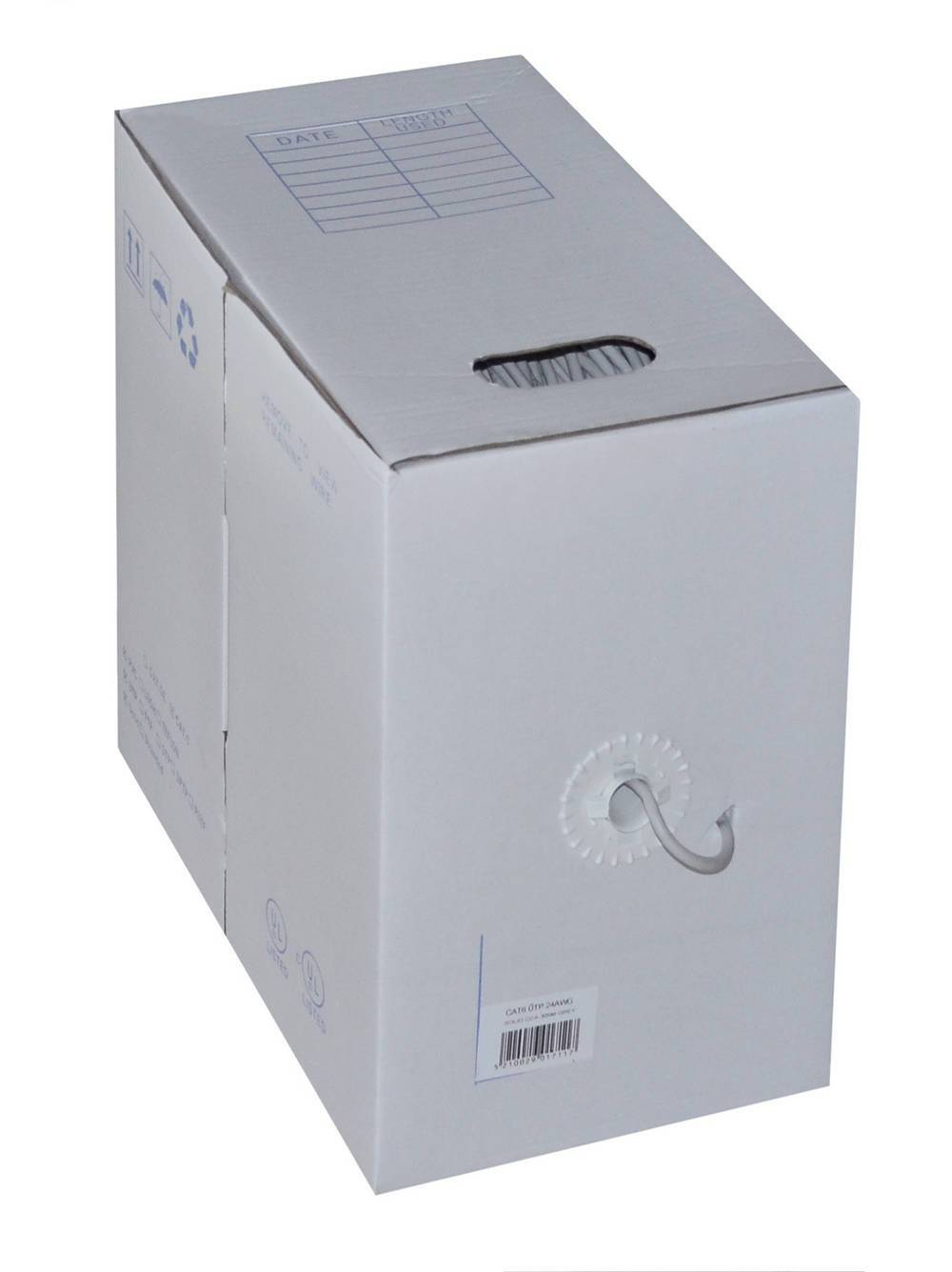 Καλώδιο Δικτύου Jasper Cat 6 UTP Kουλούρα 305m Γκρί Εξωτερικής Χρήσης