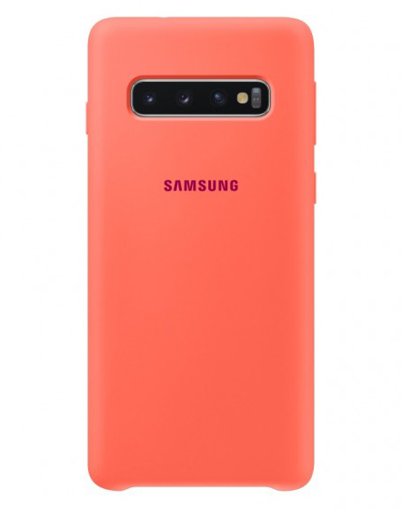 Θήκη Faceplate Samsung Silicone Cover EF-PG973THEGWW για SM-G973 Galaxy S10 Berry Pink
