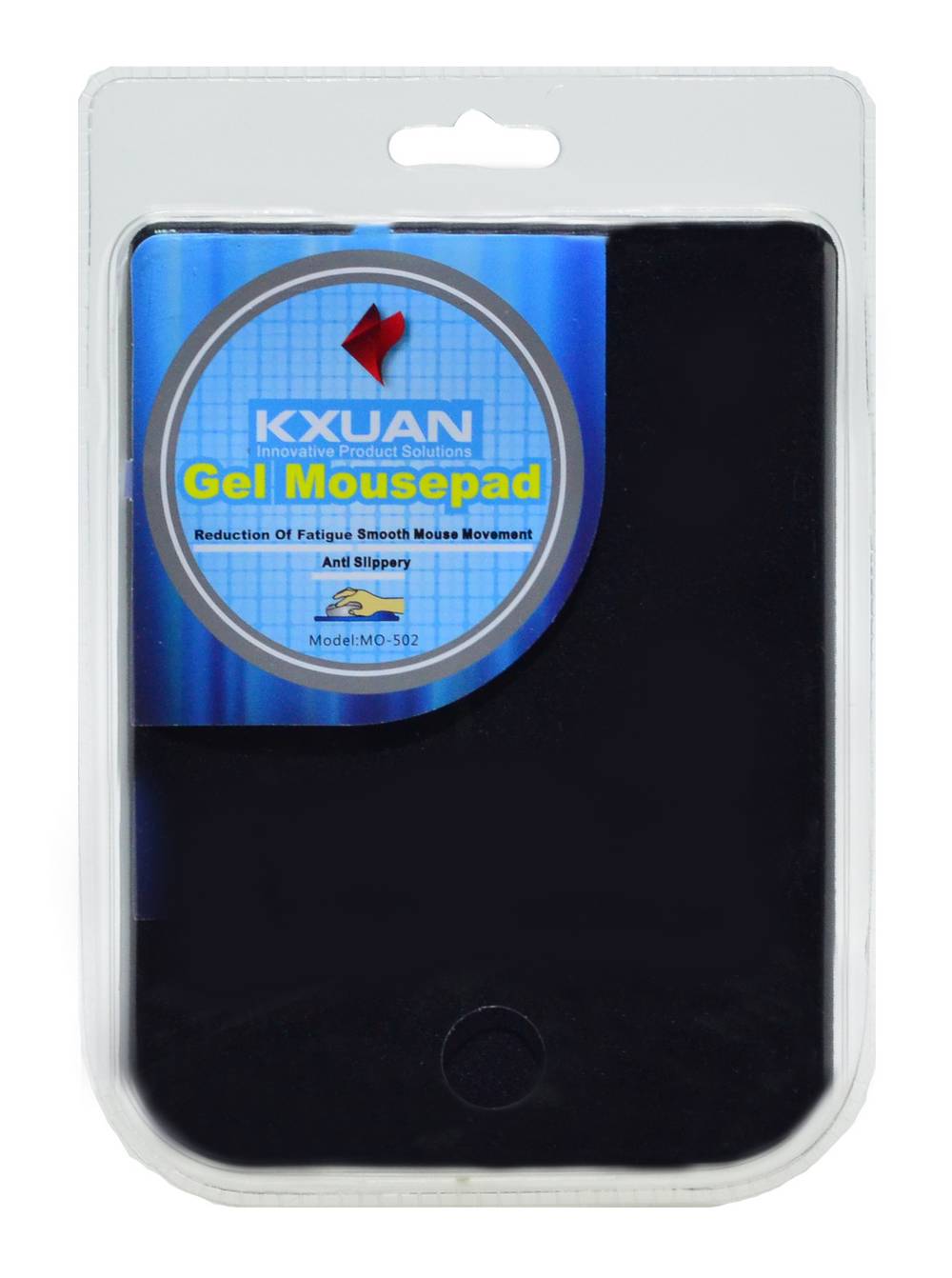 Mousepad Gel Kxuan MO-502 Μαύρο