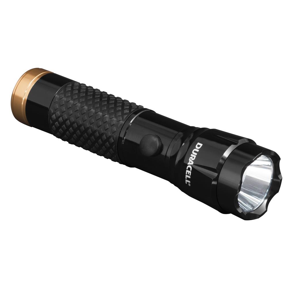 Φακός Αλουμινίου Duracell Tough 5W Led Αδιάβροχος Μαύρος CMP-6C / 265 Lumens/Απόσταση 144m