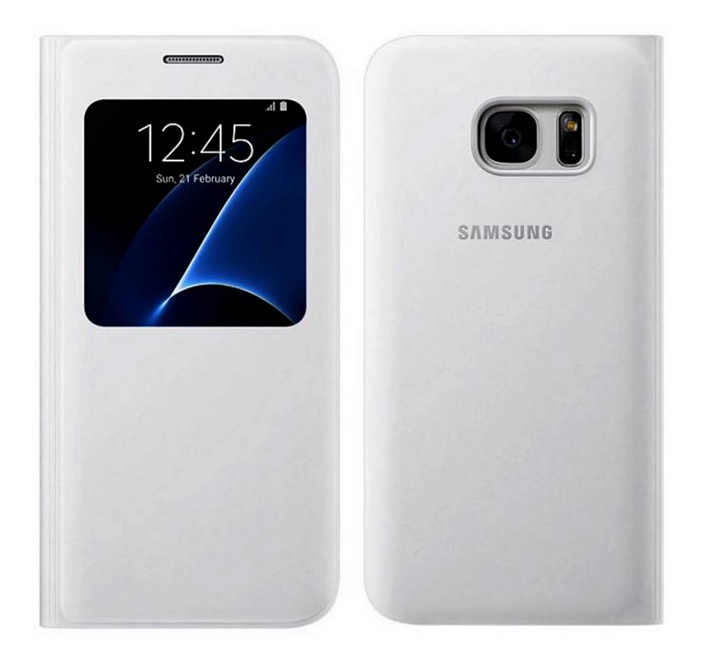 Θήκη Book S-View Samsung EF-CG930PWEGWW για SM-G930F Galaxy S7 Λευκή