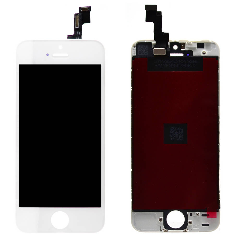 Οθόνη & Μηχανισμός Αφής Apple iPhone 5S Λευκό Type B