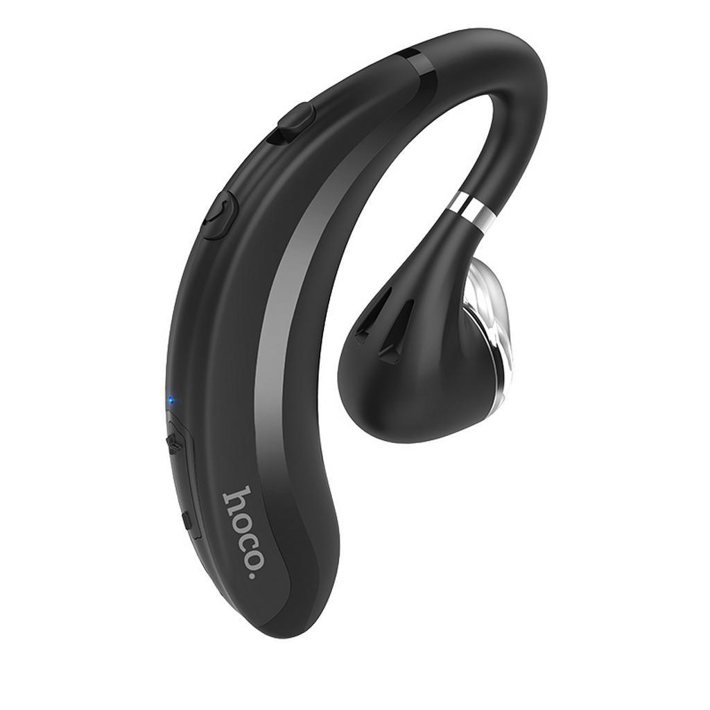 Wireless Mono Headset Hoco E35 Cool Moon Μαύρο