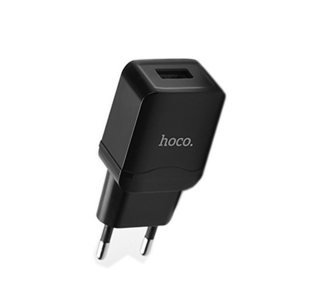 Φορτιστής Ταξιδίου Hoco C22A Little Superior Single USB Fast Charging 5V/2.4A Μαύρος