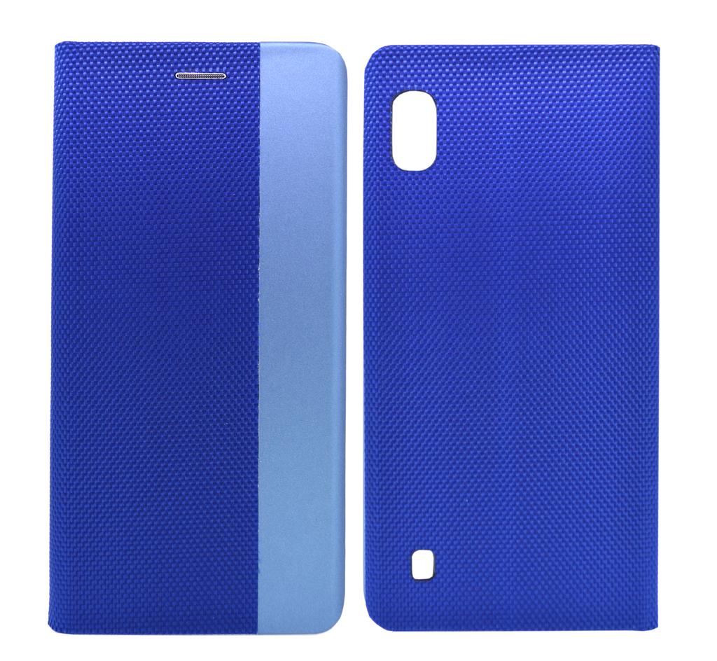 Θήκη Book Ancus Magnetic Canvas για Samsung SM-A105F Galaxy A10 TPU Μπλε