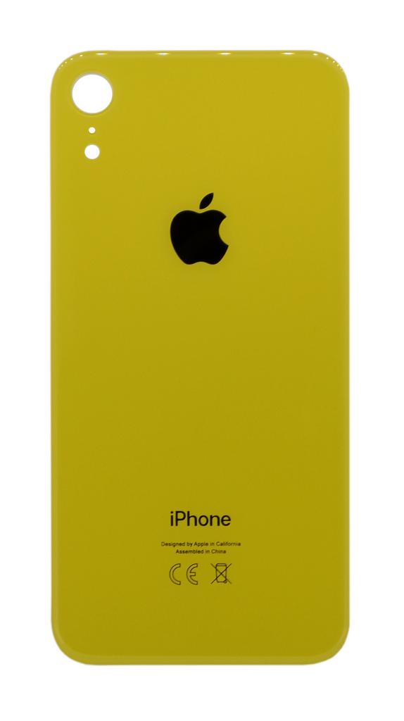 Πίσω Κάλυμμα Apple iPhone XR Κίτρινο χωρίς Τζαμάκι Κάμερας
