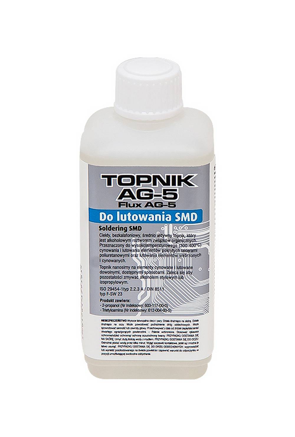 Υγρό Flux TermoPasty Topnik AG-5 με Αλκοόλη 100ml με Βουρτσάκι Κατάλληλο για Ηλεκτρονικά Κυκλώματα SMD