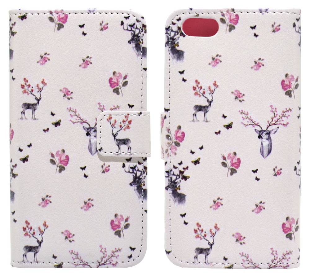 Θήκη Book Ancus Art Collection για Apple iPhone SE/5/5S Flower