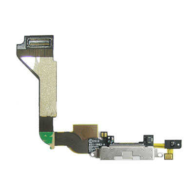 Επαφή Φόρτισης Apple iPhone 4 με Μικρόφωνο Λευκό Original