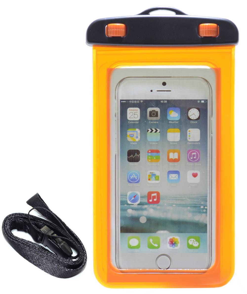 Θήκη Αδιάβροχη Ancus για iPhone 6 Plus/Note 4/Note 5 και Ηλεκτρονικών Συσκευών Πορτοκαλί