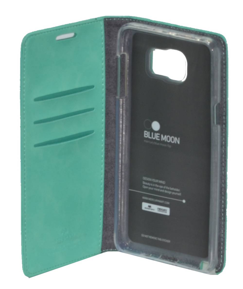 Θήκη Book Goospery Blue Moon Flip για Samsung SM-N920F Galaxy Note 5 Πράσινο by Mercury