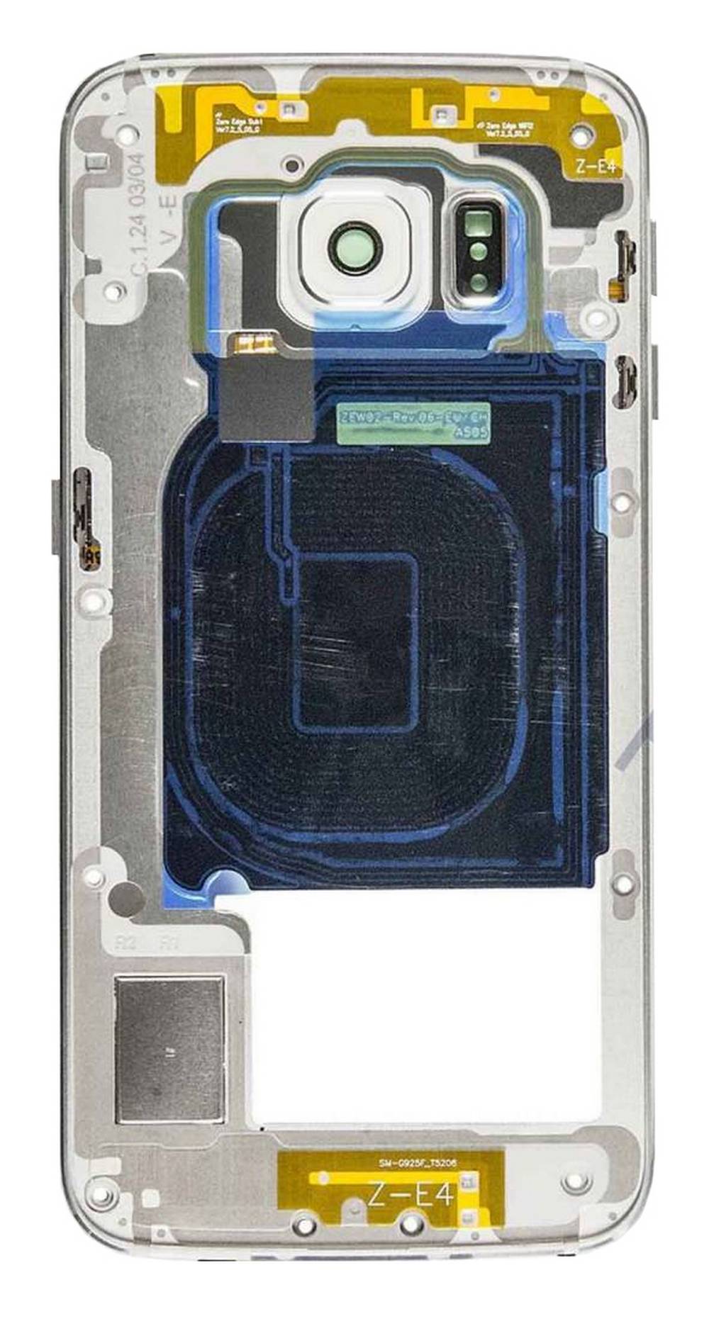 Πίσω Κάλυμμα Samsung SM-G925F Galaxy S6 Edge Λευκό Original GH96-08376B