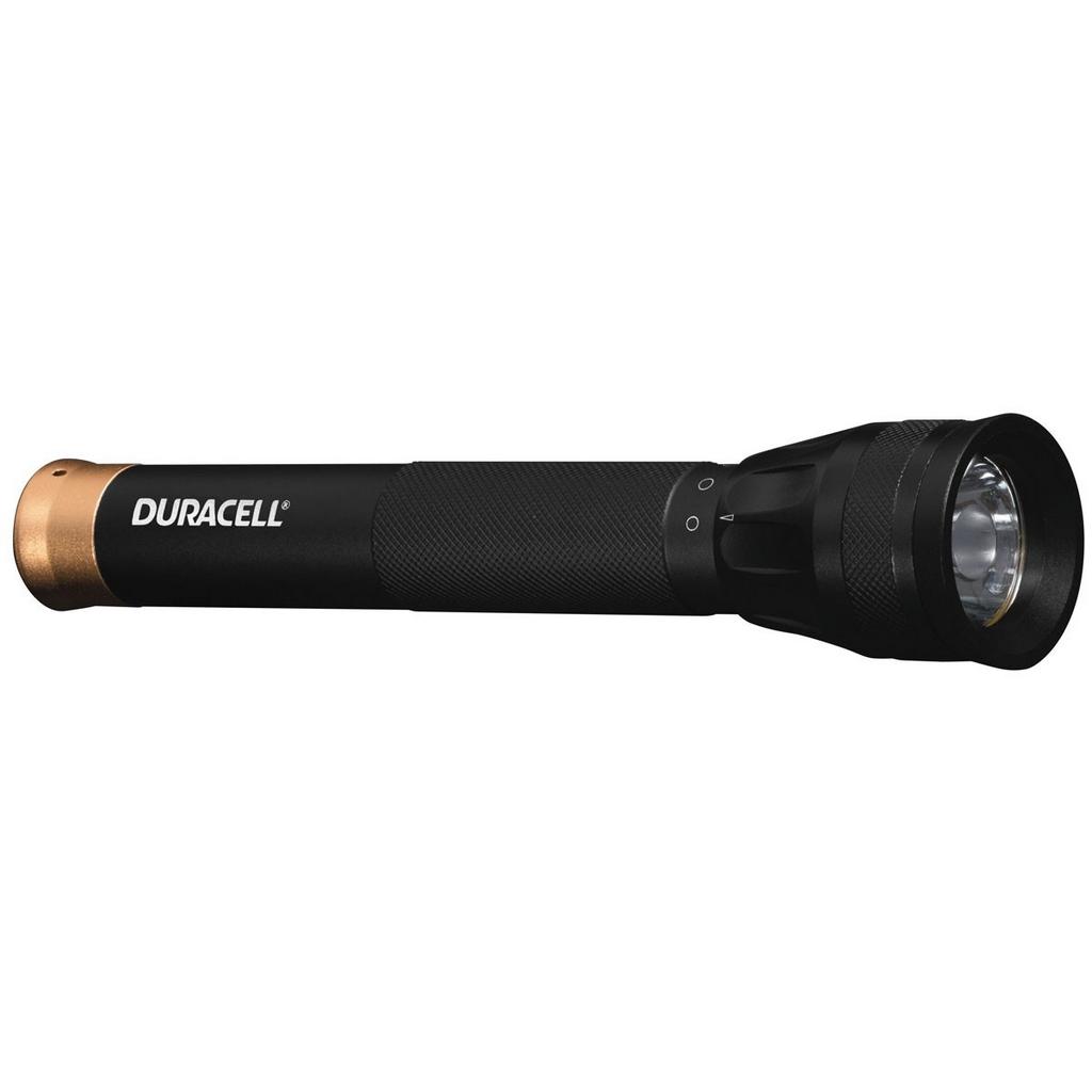 Φακός Αλουμινίου Duracell Tough 3W High-Power Led Αδιάβροχος Μαύρος FCS-1 / 127 Lumens/Απόσταση 117m