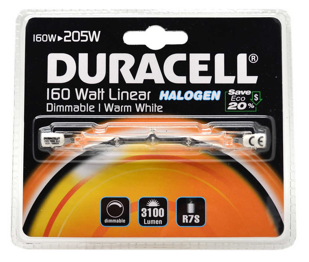 Λάμπα Αλογόνου Duracell 160W 3100 Lumen