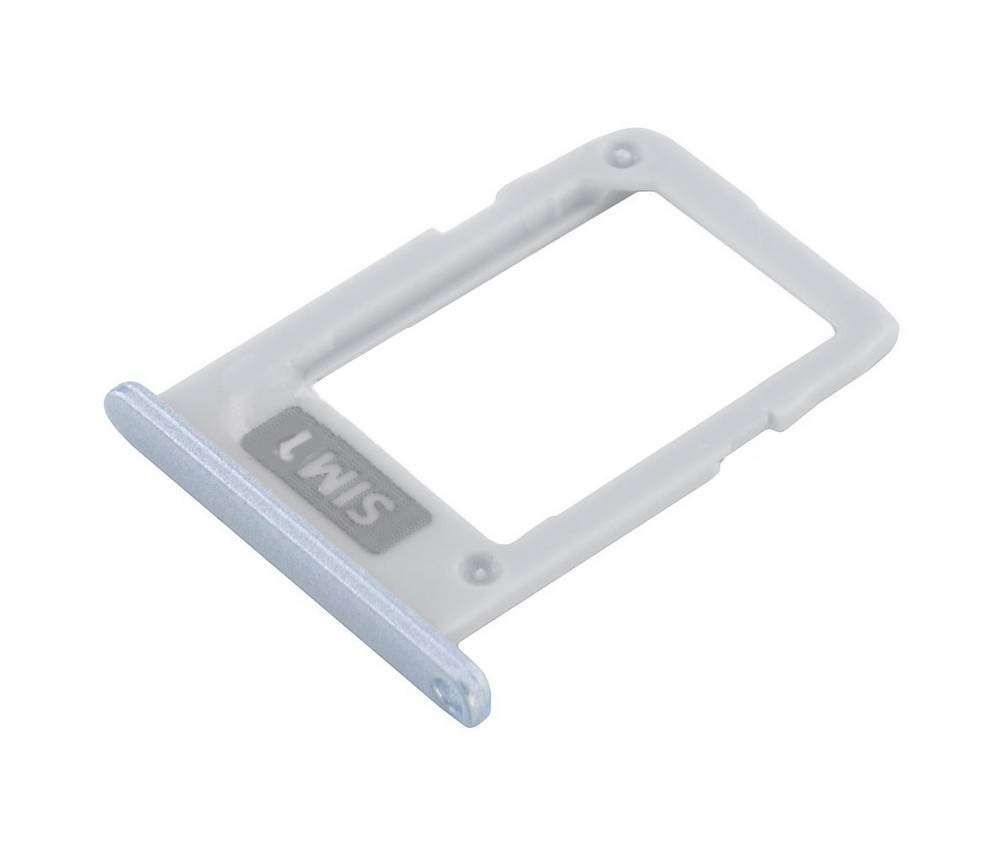 Βάση Κάρτας Sim Samsung SM-J730F Galaxy J7 (2017) Ασημί Original GH64-06463B