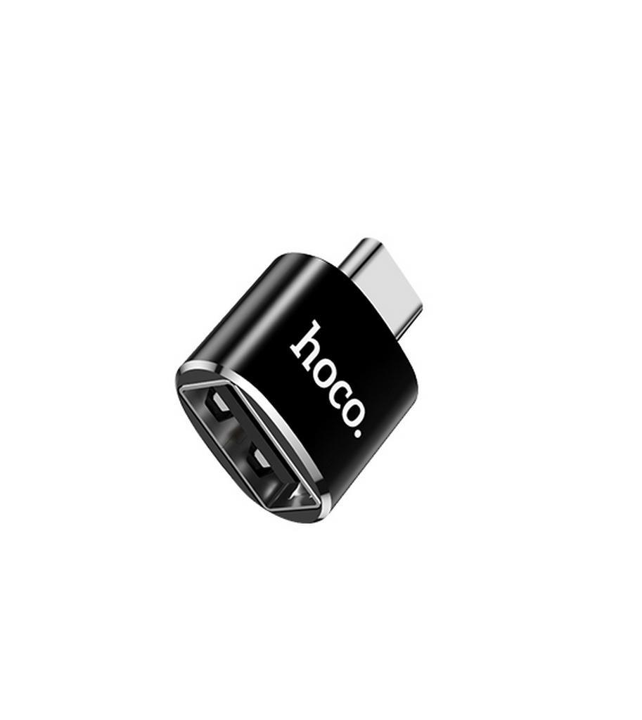 Αντάπτορας Hoco UA5 Type-C σε USB Μαύρο OTG 2.4A