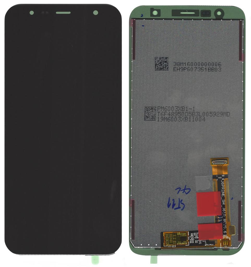 Γνήσια Οθόνη & Μηχανισμός Αφής Samsung SM-J415F Galaxy J4+ / SM-J610F Galaxy J6+ (2018) Μαύρη GH97-22582A