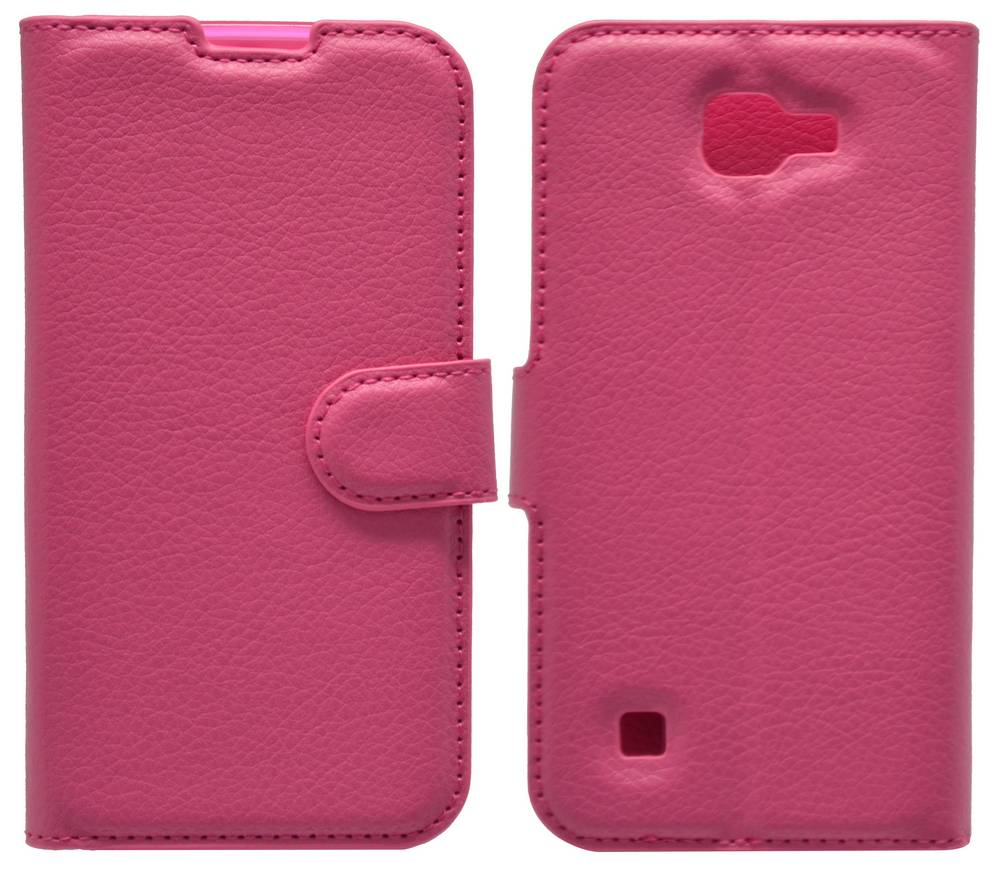 Θήκη Book Ancus Teneo για LG K4 K120E TPU Φούξια