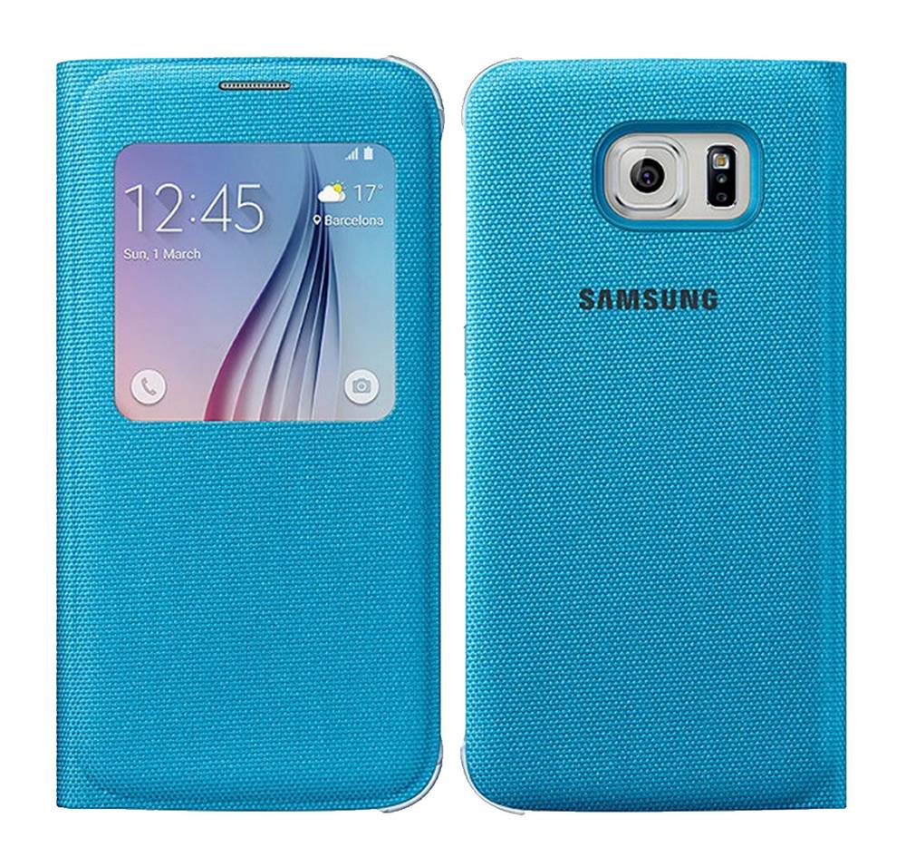 Θήκη Book S-View Samsung Fabric EF-CG920BLEGWW για SM-G920F Galaxy S6 Μπλέ