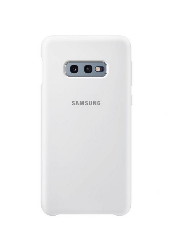 Θήκη Faceplate Samsung Silicone Cover EF-PG970TWEGWW για SM-G970 Galaxy S10e Λευκή