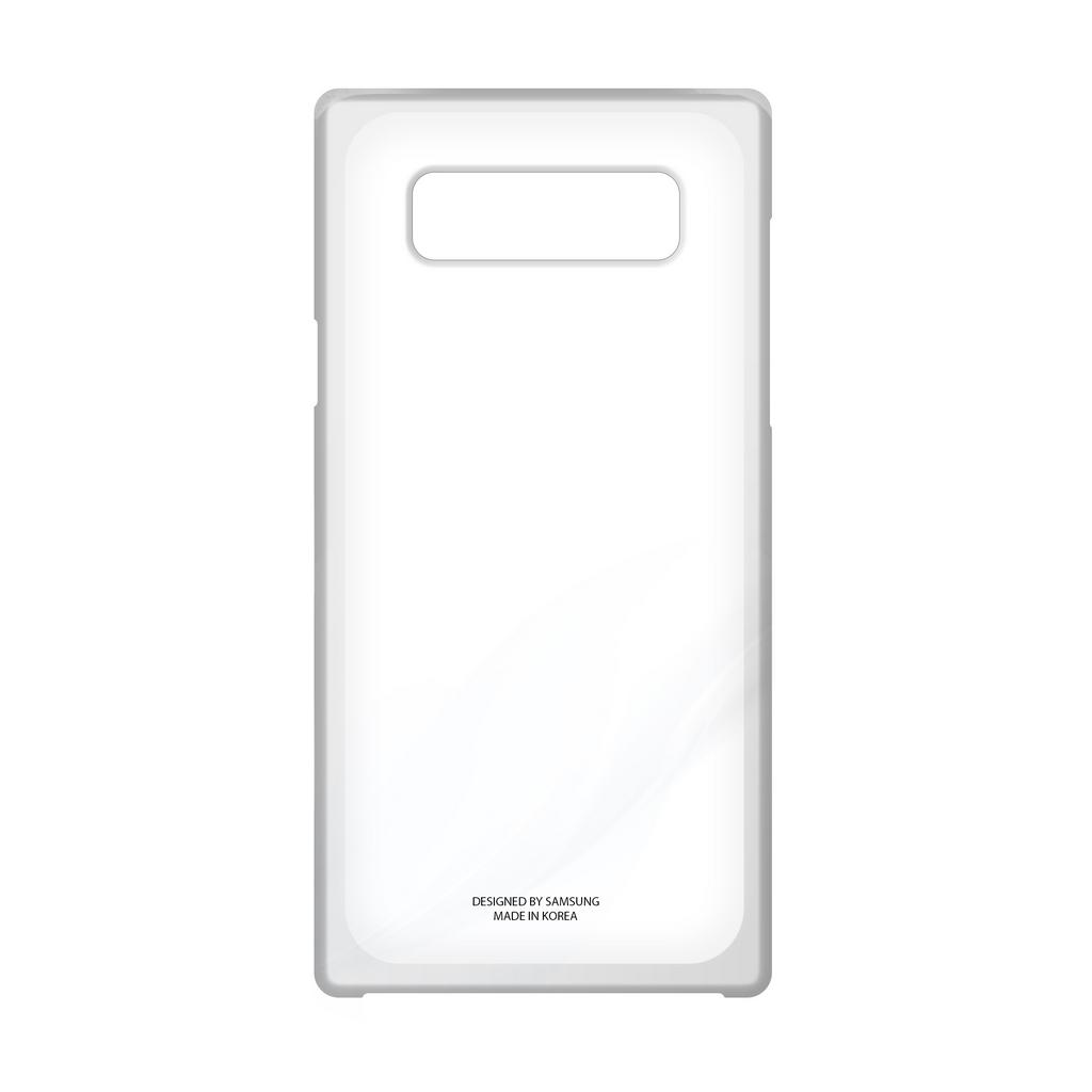 Θήκη Faceplate Samsung Clear Cover EF-QN950CBEGWW για SM-N950F Galaxy Note 8 Μαύρη - Διάφανη