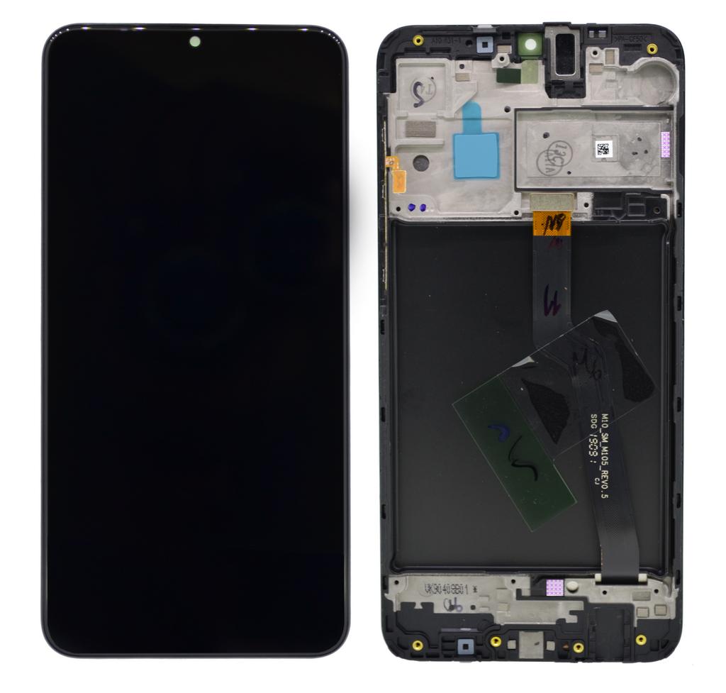 Γνήσια Οθόνη & Μηχανισμός Αφής Samsung SM-A105F Galaxy A10 Μαύρο GH82-20227A; GH82-19515A