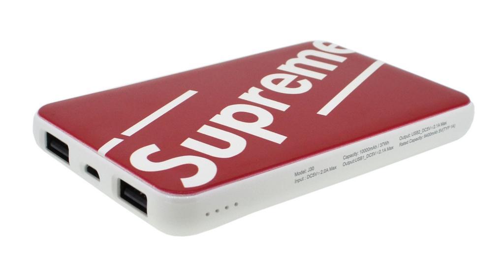 Power Bank Hoco J30 Cool Paint 10000 mAh Fast Charging με Micro-USB και 2 θύρες USB 37W Κόκκινο "Supreme"